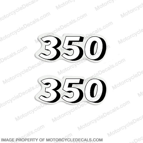 Honda SL350 K1 Outboard Decals (Set of 2) - 1970 - 1971 INCR10Aug2021