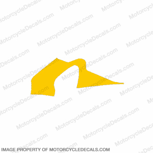 F4 Right Mid to Upper Fairing Decal (Yellow) INCR10Aug2021