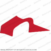 F4i Right Mid to Upper Fairing Decal (Red) INCR10Aug2021