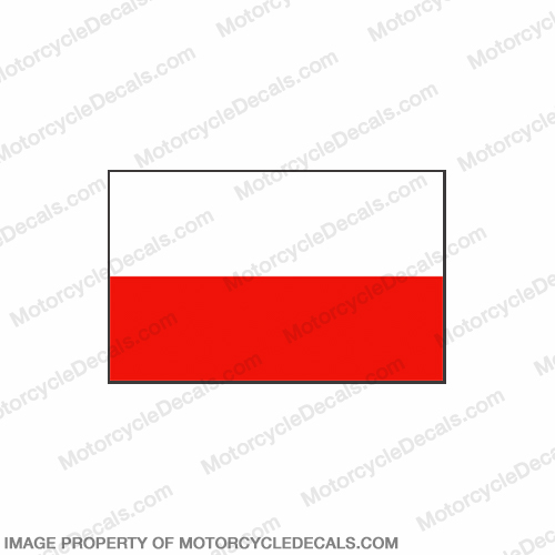 Flag Decal - Polish 6" INCR10Aug2021