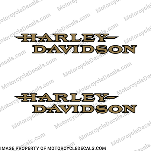 Harley-Davidson Fuel Tank Decals (Set of 2) - Style 25 - Any Color! harley, davidson, harley-davidson, harley davidson, style, 25, style 25, fuel, tank, decals, set, of ,2 ,two, stickers, motor, engine, 