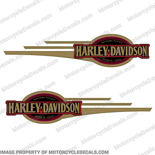 Harley-Davidson Heritage Softail Decals 2006 and up (Set of 2)  GOLD Harley, Davidson, Harley Davidson, soft, tail, 2005, 2006, 2007, 2008, softail, soft-tail, harley-davidson, softtail, INCR10Aug2021