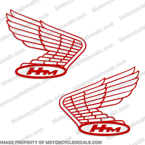 Honda HM Vintage Fuel Tank Decals - Any Color!  honda, hm, vintage, fuel, tank, decals, decal, stickers, any, color, motorcycle, gas, bike, offroad, ff, road, 