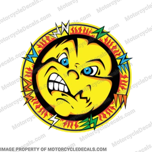 Valentino Rossi "SUN 5" Decal  motorcycle, race, bike, decals, valentino, rossi_sun, 5, stickers