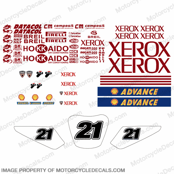 Xerox Pocket Bike Decal Kit INCR10Aug2021