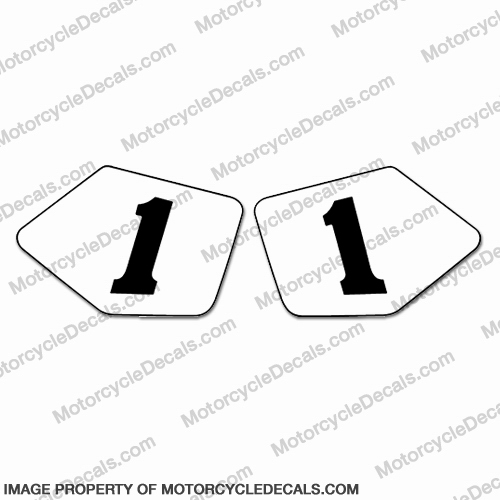 Ducati 888 SP4 Number Plate #1 Decals INCR10Aug2021