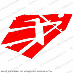 600RR Right Fairing Decals (Red) INCR10Aug2021