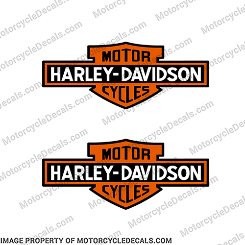 Harley-Davidson Fuel Tank Motorcycle Decals (Set of 2) - Style 18