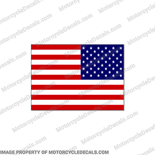 Flag Decal - American - Left flag, usa, america, patriot, united, states, left, reverse, opposite, side, decal, sticker, 
