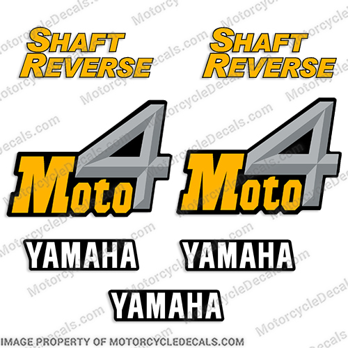 Yamaha Moto 4 ATV 4-Wheeler Decals atv, decals, yamaha, four, three, wheeler, atc, 1984, 1985, 1986, stickers, offroad, off, road, motor, bike, motorbike, dirtbike, dirt, tri-moto, moto, atc, ymf, 200, moto-4, 4,wheeler