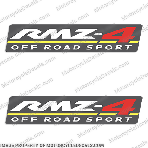Suzuki Equator RMZ-4 Offroad Sport Truck Decals - Set of 2 atv, decals, suzuki, lt125, LT, 125, quadsport, quad, sport, 4-wheeler, 1989, stickers, kit, offroad, off road, dirt, bike, 1986, Equator, RMZ, RMZ-4, RMZ 4, Offroad, Off Road, Sport, Truck, Decal, Decals, Set of 2, Set, of, 2, two, set of two