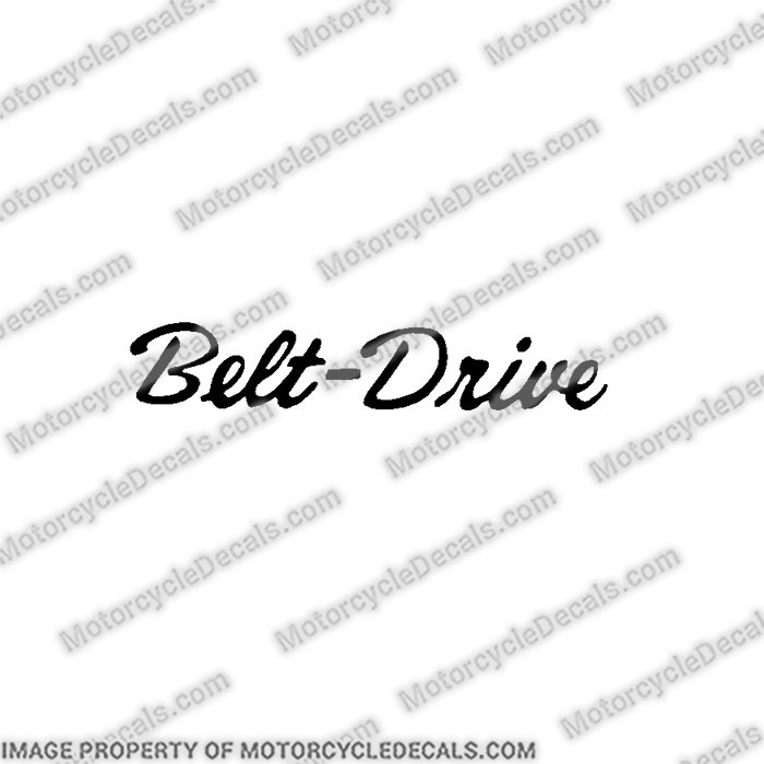 Belt Drive Decal - Any Color!   harley, davidson,belt, drive, decal, any, color