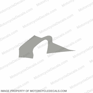 F4 Right Mid to Upper Fairing Decal (Silver) INCR10Aug2021
