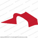 F4i Left Mid to Upper Fairing Decal (Red) INCR10Aug2021