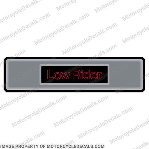 Harley Davidson “Lowrider” Fork Cover Decal 1981 45788-77 Harley, Davidson, Harley Davidson, softail, soft-tail, harley-davidson, low rider, low, rider, low-rider, lowrider, INCR10Aug2021, 45788-77, 45788, 1981, 81, 