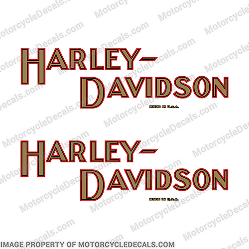 Harley-Davidson 1905-1908 Motorcycle Fuel Tank Decals (Set of 2) Harley, Davidson, Harley Davidson, 1905, 1908, 1200,  road, king, 1970, 1971, 1972, 1973, 1974, 1975, 1976, 1977, 1978, 1979, 1980, 1981, 1982, , 2000, 99, 99, 00, 00, 2009, 2010, 2012, 2011, 2013, 2014, softtail, soft-tail, harley-davidson, v, decal, sticker, emblem, flhr, FLH, road, king, roadking,INCR10Aug2021