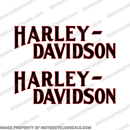 Harley-Davidson Fuel Tank Motorcycle Decals (Set of 2) - Style 14 FXEF Low Rider FXS Harley, Davidson, harley davidson, soft, tail, 1991, 91, 1992, 92, 1993, 93, 1994, 94, wr,k,r, harleydavidson, flsti, flstfi, flstc, fat, boy, fuel, tank, decals, decal, emblem, logo, fxe, 1985, fxef, low, rider, INCR10Aug2021