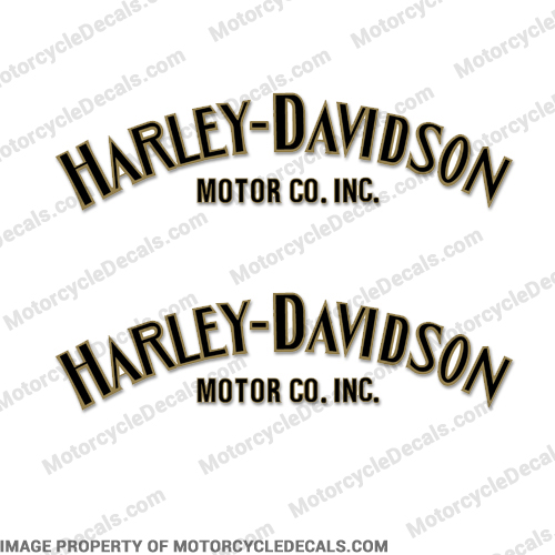 Harley-Davidson Fuel Tank Decals (Set of 2) - Style 1 - Any Color style 1, style, 1, INCR10Aug2021, harley, davidson, style-1, style1, 