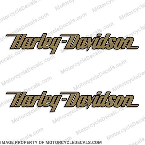 Harley-Davidson Fuel Tank Motorcycle Decals (Set of 2) - Style 8 INCR10Aug2021