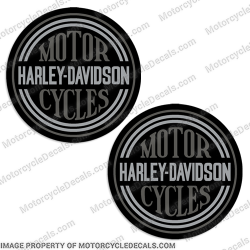 Harley Davidson Fat Boy FXWG Dark Grey and Silver Gas Tank Emblem Decals (Set of 2) harley, harley davidson, harleydavidson, harley_davidson_fat_boy_fxwg_1985, grey, silver, fuel, fxwg, fat, boy, emblem, set, of, 2, decals, stickers, 