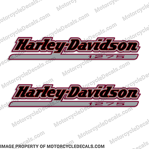 Harley-Davidson Fuel Tank Decals (Set of 2) - Sport XL 1275 - RED  harley, harley davidson, harleydavidson, sport, 1275, xl, 1275xl, red, INCR10Aug2021