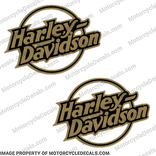 Style 1 Set of 2 Harley-Davidson Fuel Tank Decals 