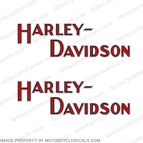 Harley-Davidson Fuel Tank Motorcycle Decals (Set of 2) - Style 5 harley, davidson, harley-davidson, style, 5, fuel, tank, motor, gas, engine, sticker, logo, decal, decals, cycle, motorcycle