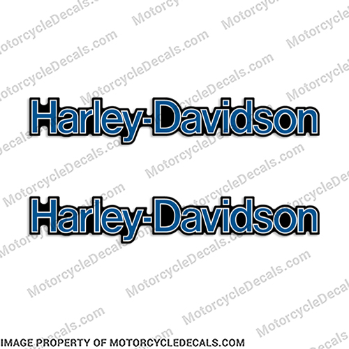 Harley Davidson Tank Decals 61134-77 - 1977 BLUE Harley, Davidson, Harley Davidson, Lowrider, harley, davidson, decals, xlh, flh, fxe, fxs, 61134-77, gas, tank, stickers, 1977, 77, INCR10Aug2021