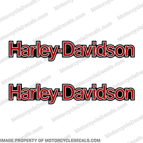 Harley Davidson Tank Decals 61134-77 - 1977 RED Harley, Davidson, Harley Davidson, Lowrider, harley, davidson, decals, xlh, flh, fxe, fxs, 61134-77, gas, tank, stickers, 1977, 77, INCR10Aug2021