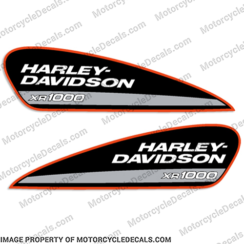 Harley-Davidson XR1000 Fuel Tank Motorcycle Decals (Set of 2) xr 1200, harley davidson, xr 1000, xr1000, xr 1000, INCR10Aug2021