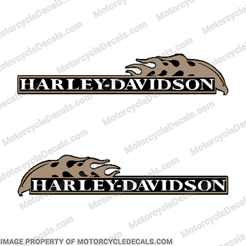 Harley Davidson Motorcycle Decal - Gold Flames and Eagle Harley, Davidson, harley davidson, 1996, 96, 2006, 2005, 2004, 2003, 2002, 2001, 2000, 1999, 1998, 1997, INCR10Aug2021