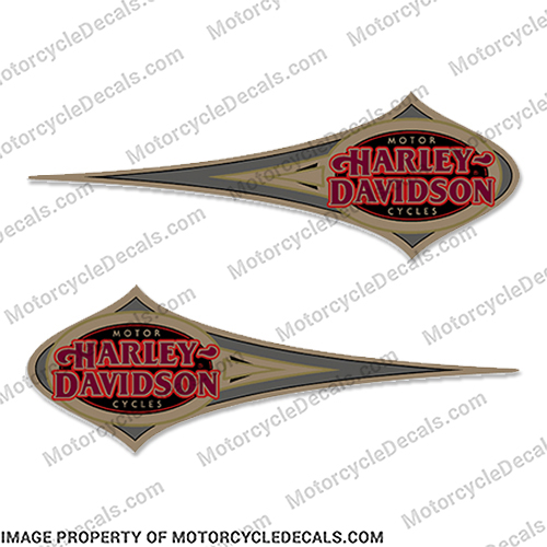 Harley-Davidson Heritage Softail Decals (Set of 2) - 1996 Harley, Davidson, Harley Davidson, soft, tail, 1996, 96, softtail, soft-tail, harley-davidson, INCR10Aug2021