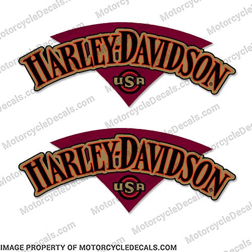 Harley-Davidson Low Rider Decals (Set of 2) - 1994 Harley, Davidson, harley davidson, soft, tail, 1994, 94, lowrider, dyna, fxdl, harleydavidson, INCR10Aug2021