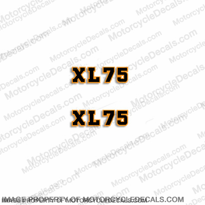Honda 1977 XL75 Side Cover Decals INCR10Aug2021