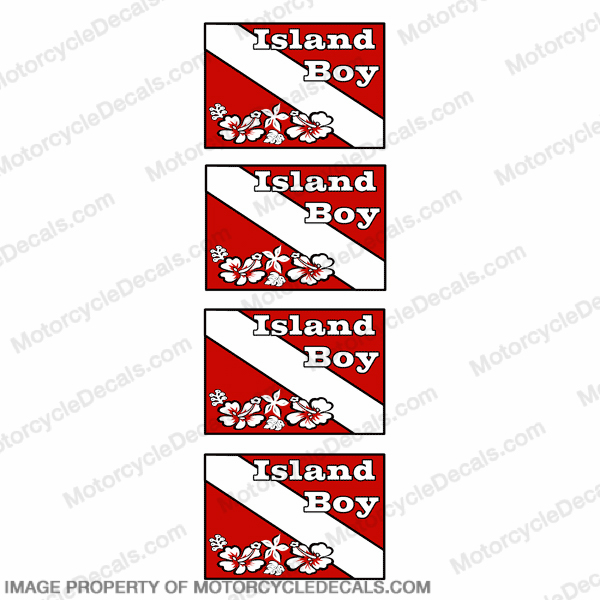 Flag - Island Boy Dive Decal INCR10Aug2021