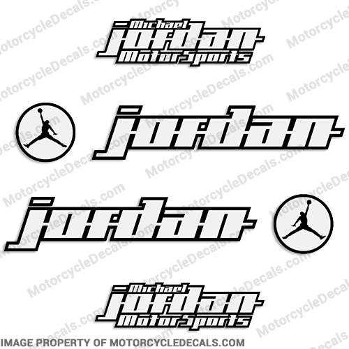 Michael Jordan Motorsports Race Bike Logo Decals INCR10Aug2021