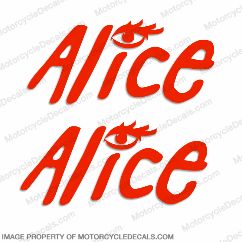 MotoGP "Alice" Decals - Set of 2 INCR10Aug2021