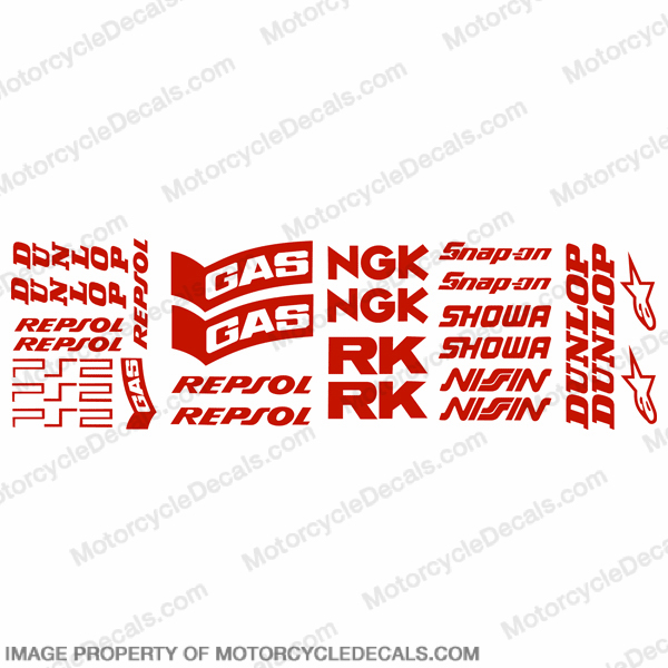 Pocket Bike Repsol Decal Kit INCR10Aug2021