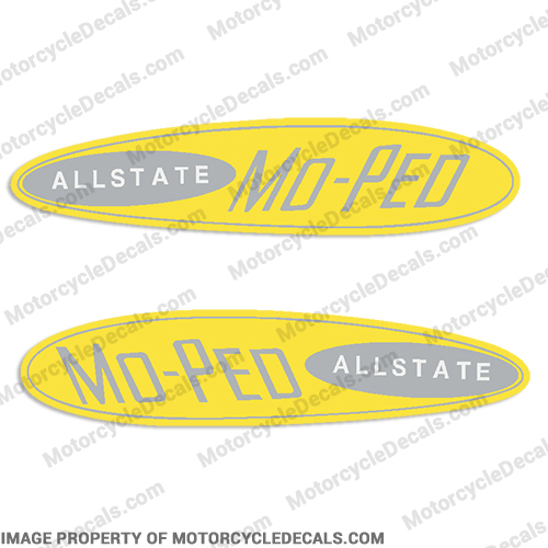 Sears Allstate Moped Gas Tank Decals (Set of 2) INCR10Aug2021