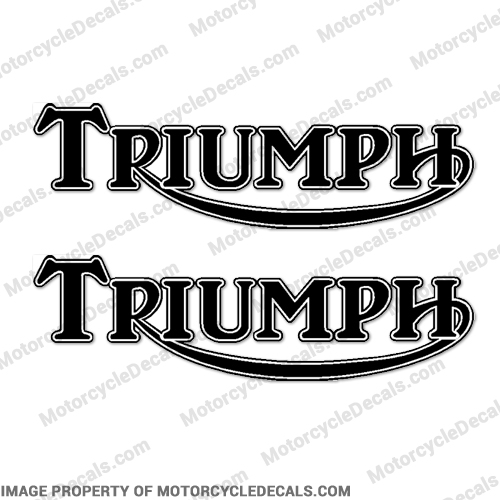 Triumph Gas Tank Decals - Style 2 (Any Color) INCR10Aug2021