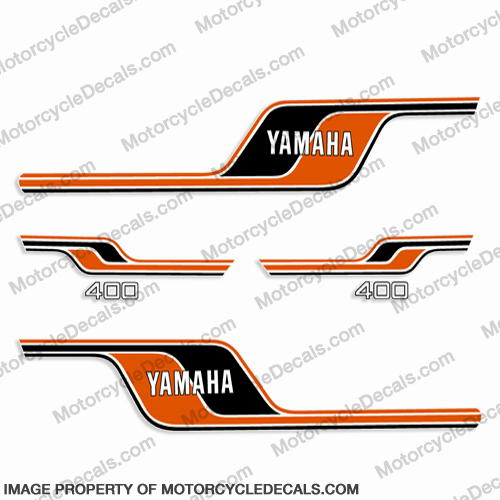 Yamaha 1977 RD400 Decal Kit - Chappy Red INCR10Aug2021