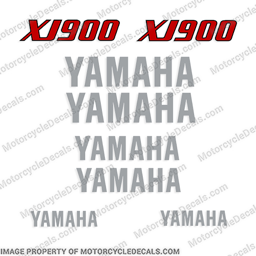 Yamaha XJ900 Motorcycle Sticker Set Decals  motorcycle, motor, cycle, decal, decals, kit, stickers, fuel, tank, engine, motor, xj, xj900, 900, set, stickers, sticker, decal, 
