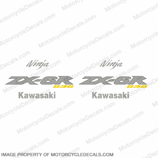 Kawasaki ZX-6R Decals INCR10Aug2021